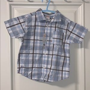 NWT Gymboree plaid button down shirt